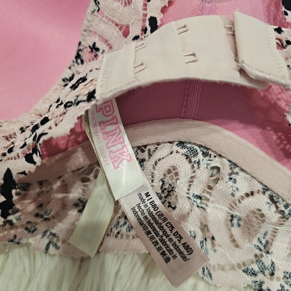 Victoria's Secret Pink Lace Bralette - Picture 2 of 3